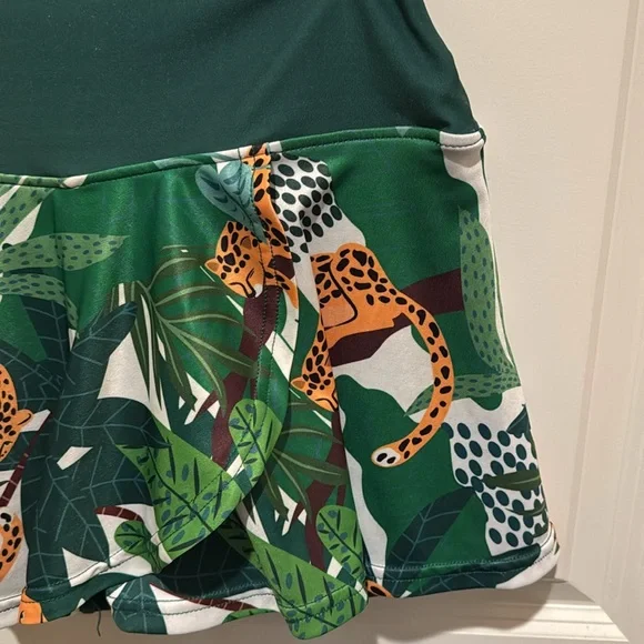 FAYE +FLORIE Holly Black Jungle Skirt M - Picture 2 of 7